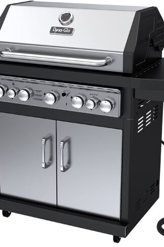 Dyna-Glo Black & Stainless Premium Grills, 5 Burner, Natural Gas