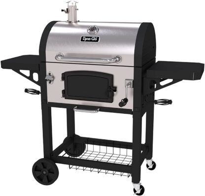 Dyna-Glo DGN486SNC-D Heavy Duty Stainless Charcoal Grill, Large