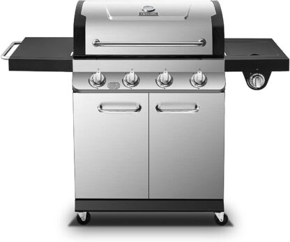 Dyna-Glo DGP483SSP-D Premier 4 Burner Propane Gas Grill, Stainless