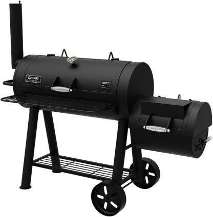 Dyna-Glo Signature Series DGSS962CBO-D Barrel Charcoal Grill & Side Firebox