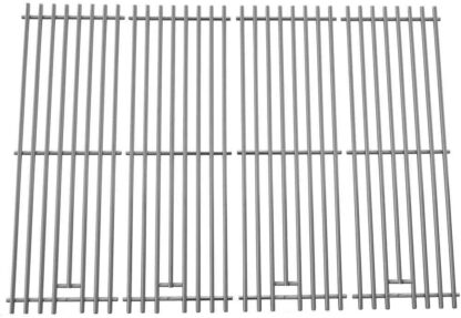 Grill Parts Gallery BBQ Replacement Stainless Cooking Grates for Home Depot, Lowes 4000, 4001, 4008, 4208, 5050, 5072 Stainless Cooking Grates, Set of 4