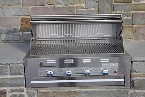 Lazy Man Barbecue - Four Broiler Burners - Built in Grill Propane Model