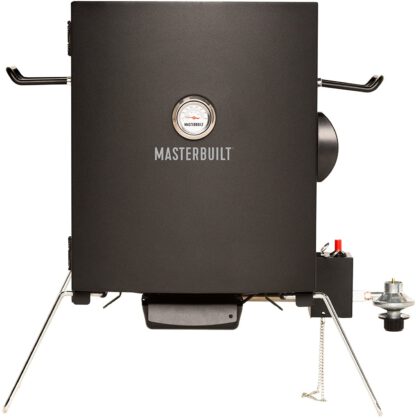 Masterbuilt MB20050116 MPS 20B Patio-2-Portable Propane Smoker, Black