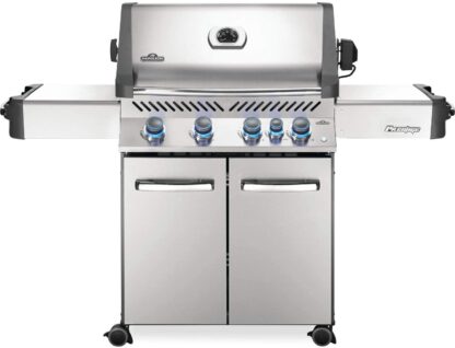 Napoleon P500RBNSS-3 Steel Prestige 500 Natural Gas Grill with Infrared Rear Burner, Stainless Steel