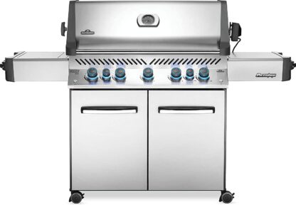 Napoleon P665RSIBPSS Prestige 665 Infrared Side and Rear Burners, Stainless Steel Propane Gas Grill, sq