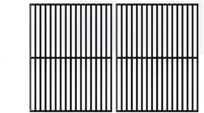 Porcelain Steel Cooking Grates for Charbroil 463248108, 463268007, 463268008, 463268606, 463268706, 466248108, 466268008 and Members Mark B09PG2-4B Gas Grill Models, Set of 2