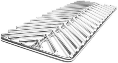 Quick BBQ Parts BBQ04100659 Grate V Style Grill Gate, Silver
