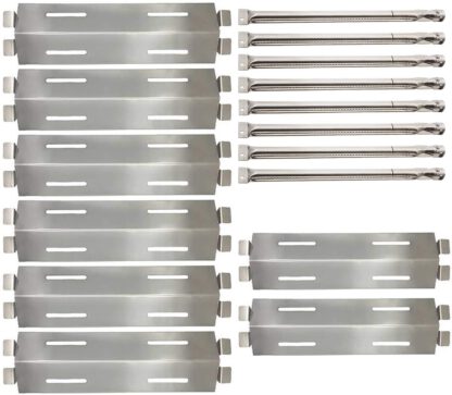 Sunshineey Replacement Parts Stainless Steel Grill Burners & Heat Plates Shield for Bakers and Chefs GR2039201-BC-00, GD430, ST1017-012939, Grill Chef, Members Mark GR2039201-MM-00 Gas Grill Models