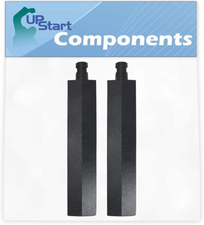 UpStart Components 2-Pack BBQ Gas Grill Tube Burner Replacement Parts for Barbeques Galore (Turbo) Capt'n Cook CG3CKW - Compatible Barbeque Cast Iron Pipe Burners 15 3/4"