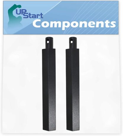 UpStart Components 2-Pack BBQ Gas Grill Tube Burner Replacement Parts for Charbroil 463247504 - Compatible Barbeque 16" Cast Iron Pipe Burners