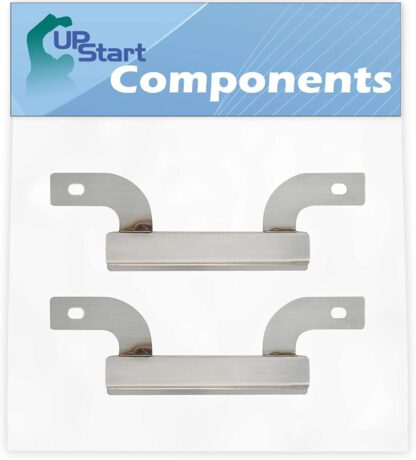 UpStart Components 2-Pack BBQ Grill Burner Crossover Tube Replacement Parts for Brinkmann 810-1455-S - Compatible Barbeque Carry Over Channel Tube