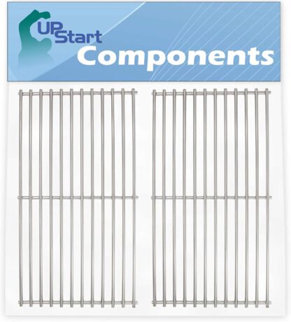 UpStart Components 2-Pack BBQ Grill Cooking Grates Replacement Parts for Charbroil 463247504 - Compatible Barbeque Grid 18 3/4"