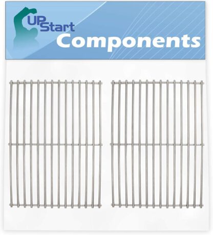 UpStart Components 2-Pack BBQ Grill Cooking Grates Replacement Parts for Kenmore 415.16115 - Compatible Barbeque Grid 16 5/8"