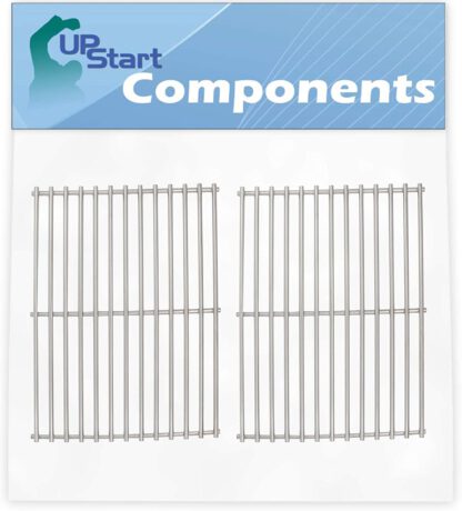 UpStart Components 2-Pack BBQ Grill Cooking Grates Replacement Parts for Weber 6811001 - Compatible Barbeque Stainless Steel Grid 15"