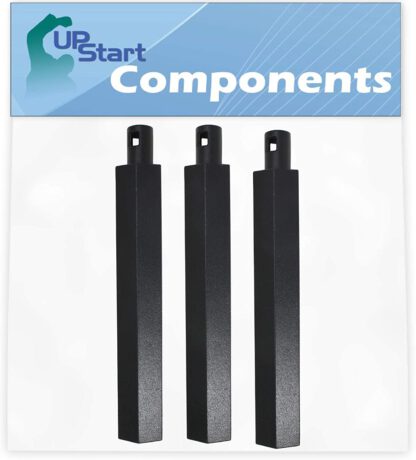 UpStart Components 3-Pack BBQ Gas Grill Tube Burner Replacement Parts for Charbroil 463241904 - Compatible Barbeque 16" Cast Iron Pipe Burners