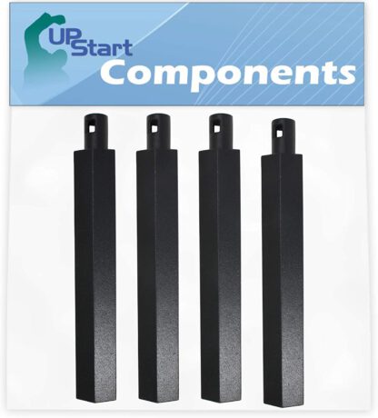 UpStart Components 4-Pack BBQ Gas Grill Tube Burner Replacement Parts for Charbroil 463251705 - Compatible Barbeque 16" Cast Iron Pipe Burners