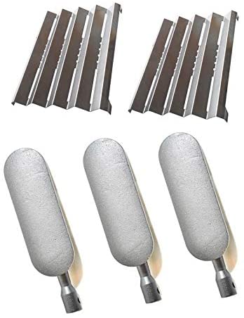 bbqGrillParts BBQ Repair Kit for Kenmore 141.15220, 141.152230, 141.15221, 141.1522, 141.162231, 152230, 141.15223, 141.16225 Gas Models Includes 3 Cast Burners and 2 Heat Tamers