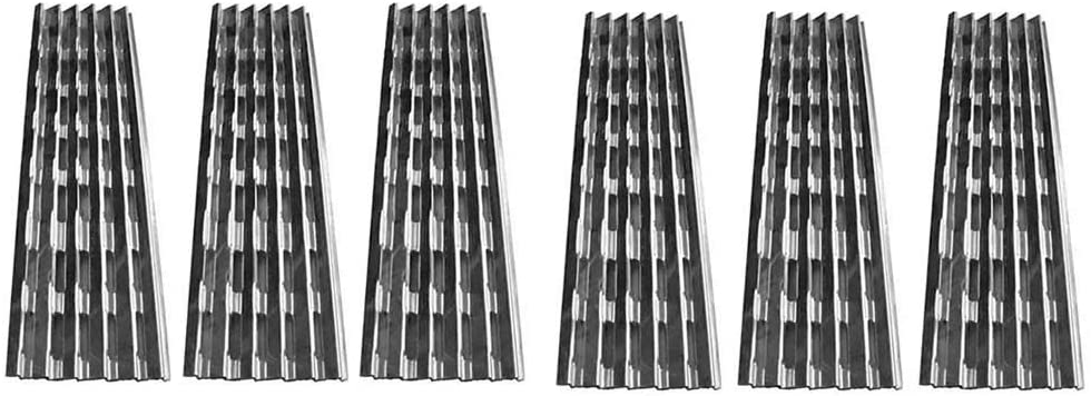 bbqGrillParts Replacement Heat Shields for Select Viking VGBQ300T VGBQ410-3RS VGBQ410T VGBQ412 (6-Pack) Gas Models
