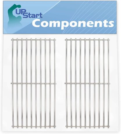 UpStart Components 2-Pack BBQ Grill Cooking Grates Replacement Parts for Charmglow 810-8410-F - Compatible Barbeque Grid 17 3/4"