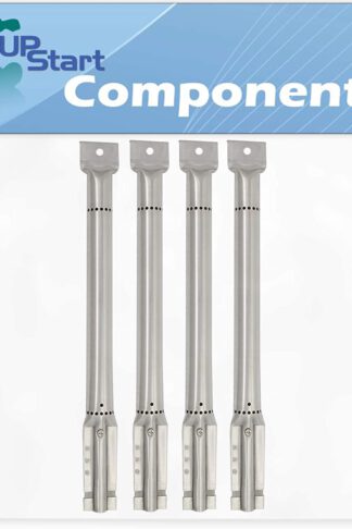 UpStart Components 4-Pack BBQ Gas Grill Tube Burner Replacement Parts for Kmart 640-641215405 - Compatible Barbeque Stainless Steel Pipe Burners