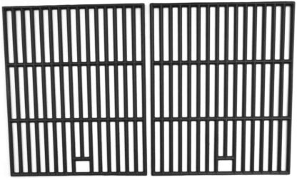 Cast Iron Cooking Grates for Nexgrill 720-0582B, 720-0649, 720-0691A, 720-0778A, 720-0778C and Grill Chef SS72B, 810-8425-S, GBC1273W Gas Grill Models, Set of 2