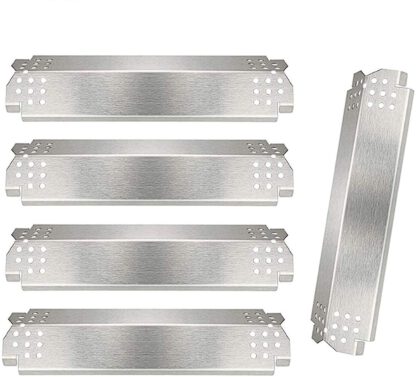 Grill Replacement Parts for Nexgrill 5 Burner 720-0888, 720-0888N, Home Depot Nexgrill 720-0830H, Stainless Steel Grill Heat Plates Shield Tent, Burner Cover, Flame Tamer, Flavor Bar, 5 Pack