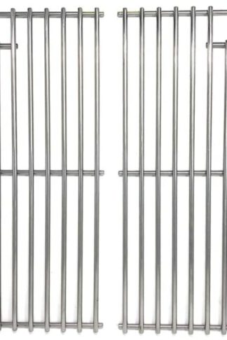 Replacement Stainless Steel Cooking Grid for BBQ Grill Ware GSC2418, GSC2418N, 164826, 102056 and Perfect Falme 13133, 225152, 61701, 2518SL, SLG2007A Gas Grill Models, Set of 2
