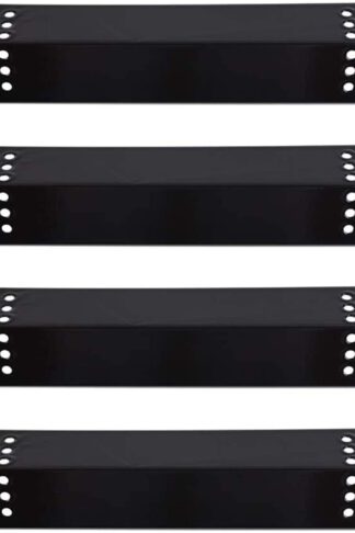 SHINESTAR Grill Flame Tamers for Nexgrill 720-0783E, 720-0830H, 720-0896, Heat Plates for Grillmaster 720-0697, Flame Guards Replacement Parts for BBQ Gas Grill, Porcelain Steel, 14 9/16 inch