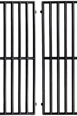 Votenli C6825B (2-Pack) Cast Iron Cooking Grid Grates Replacement for Kenmore 141.15227, 141.152270, 141.152271, 141.15337, 141.153371, 141.153372, 141.153373, 141.15401 Ellipse, Vermont Castings