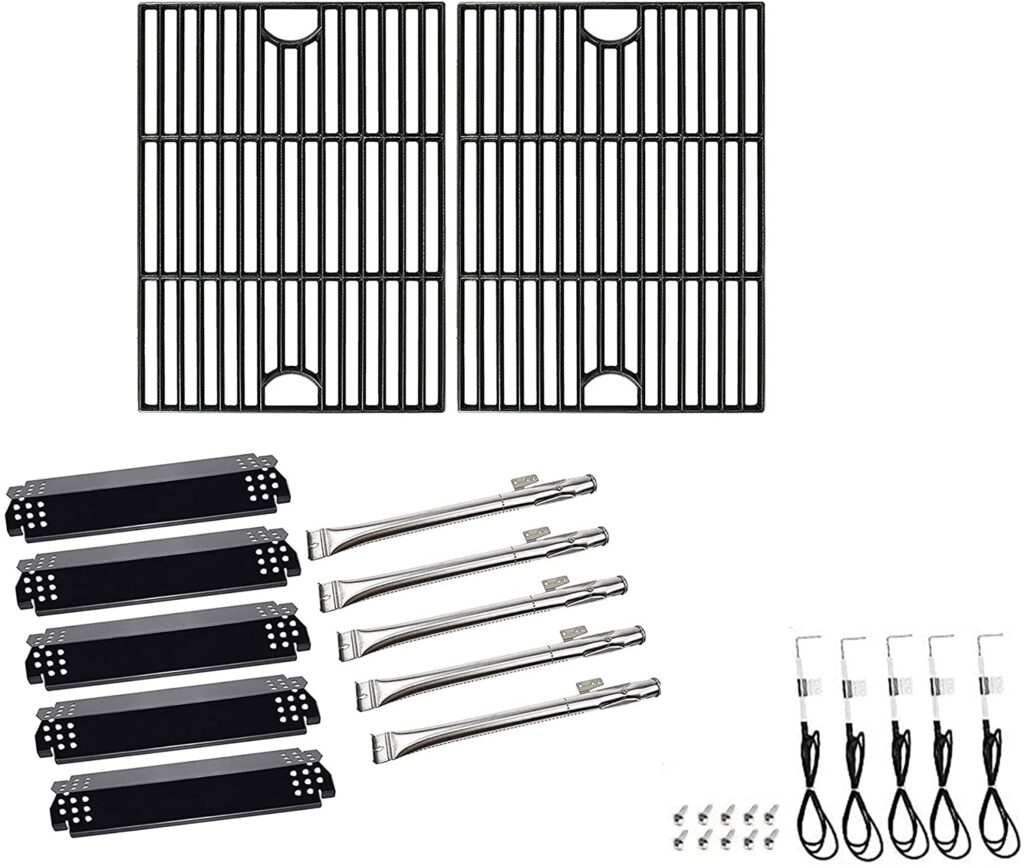 17 Inches Cast Iron Grates and Heat Plates Burners for Home Depot