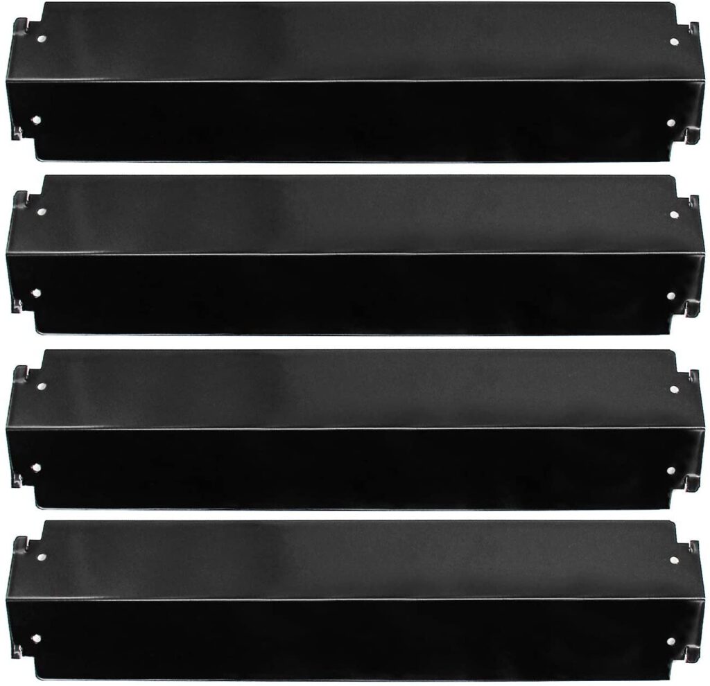 Porcelain Steel Heat Plate Shield, 16 Inch Gas Grill Burner Covers for