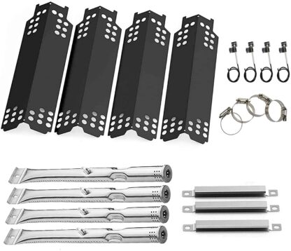 Uniflasy Grill Parts kit for Charbroil Replacement 463436215 461334813 463439914 463436214 463434413 463439915 463436213 463434313 463322613 463462114 G432-0096-W1 G432-Y700-W1, Heat Plate, Burners