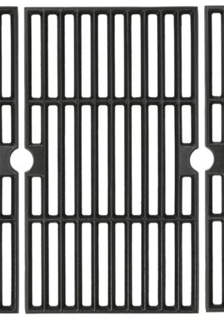 Uniflasy Cast Iron Cooking Grates Replacement for Kenmore 146.23678310 146.16132110 146.16153110 146.20164510 146.23679310 146.23681310 146.23766310, Dyna glo DGF493BNP DGF493PNP, 3 Pack Grill Grate