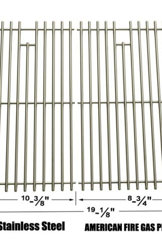 2 PACK REPLACEMENT STAINLESS STEEL COOKING GRID FOR BRINKMANN 810-3820-S, 810-3821-S, DYNA-GLO DGP350NP AND MASTER FORGE MFA350CNP GAS GRILL MODELS