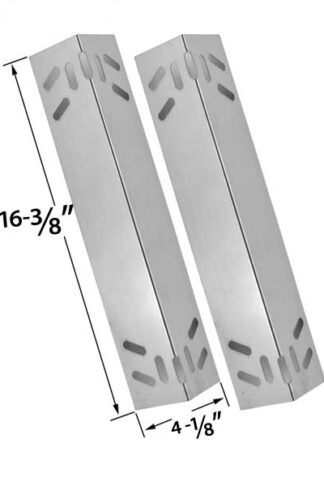 2 PACK REPLACEMENT STAINLESS STEEL HEAT SHIELD FOR KENMORE 119.16434010, 119.16658010, 119.16658011, 119.16670010, 119.16676800, 119.17676800, B10SR8-A1 GAS GRILL MODELS