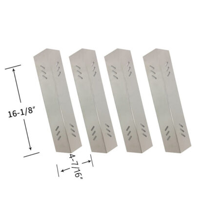 OUTDOOR GOURMET B070E4-A, BQ06043-1, B09SMG1-3F STAINLESS STEEL REPLACEMENT HEAT SHIELD (4-PACK)