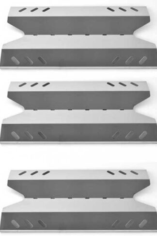 3 PACK STAINLESS STEEL REPLACEMENT HEAT PLATE FOR BBQ PRO, KENMORE 119.166750, 119.176750, 166750, 176750, BQ06W03-1, MEMBERS MARK, SAMS CLUB AND OUTDOOR GOURMET GAS GRILL MODELS