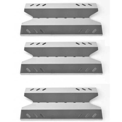 3 PACK STAINLESS STEEL REPLACEMENT HEAT PLATE FOR BBQ PRO, KENMORE 119.166750, 119.176750, 166750, 176750, BQ06W03-1, MEMBERS MARK, SAMS CLUB AND OUTDOOR GOURMET GAS GRILL MODELS