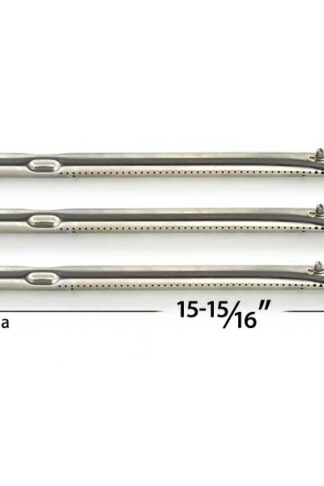 REPLACEMENT 3 PACK STAINLESS STEEL BURNER FOR CHAR-BROIL, MASTER CHEF AND KENMORE GAS GRILL MODELS