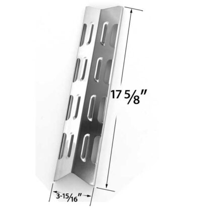 REPLACEMENT STAINLESS STEEL HEAT PLATE FOR BOND GSS2520JA, BBQTEK GSS3220JS, GSS3220JSN, PC25762, PC25774, PRESIDENTS CHOICE 10011012, BROILCHEF & TERA GEAR GAS GRILL MODELS