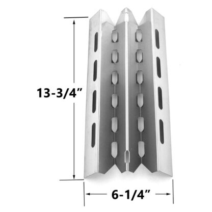 REPLACEMENT STAINLESS STEEL HEAT PLATE FOR BROIL KING, BROIL-MATE, HUNTINGTON AND STERLING GAS GRILL MODELS