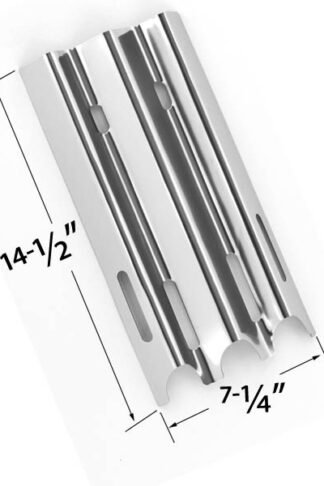 REPLACEMENT STAINLESS STEEL HEAT SHIELD FOR VERMONT CASTINGS, JENN-AIR & GREAT OUTDOORS GAS GRILL MODELS