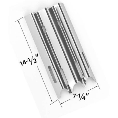 REPLACEMENT STAINLESS STEEL HEAT SHIELD FOR VERMONT CASTINGS, JENN-AIR & GREAT OUTDOORS GAS GRILL MODELS