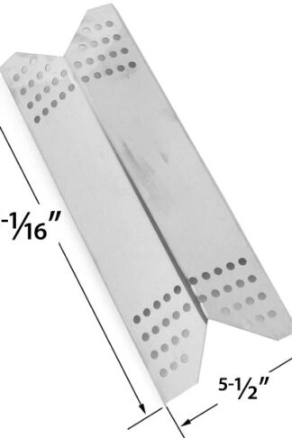 STAINLESS STEEL HEAT PLATE REPLACEMENT FOR KENMORE SEARS, NEXGRILL 720-0670B & GRILL MASTER 720-0670E GAS GRILL MODELS