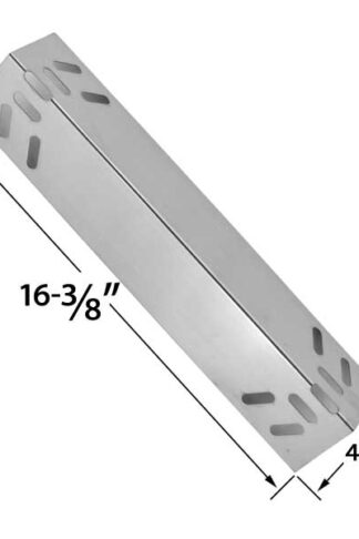 STAINLESS STEEL REPLACEMENT HEAT PLATE FOR KENMORE 119.1614421, 119.162300, 119.162310, 119.16301, 119.16301800, 119.16302, 119.16302800, 119.16311, 119.16311800, 119.16312 GAS GRILL MODELS