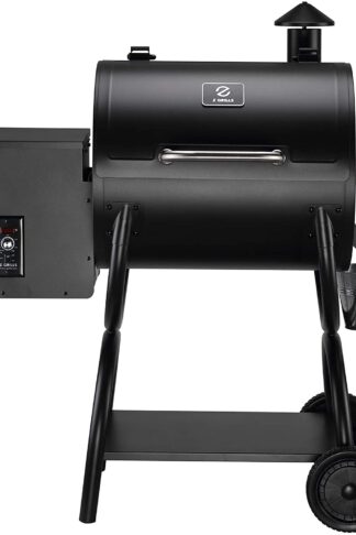 Z GRILLS 550A 2021 Upgrade Wood Pellet Grill 8-in-1 BBQ Smoker with Digital Controller, 590 Sq In, Black