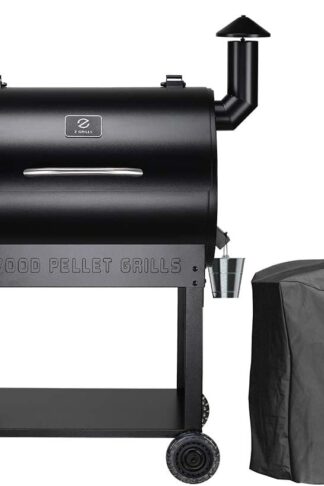 Z GRILLS ZPG-7002B Wood Pellet Grill Smoker 2021 Upgrade for Outdoor Cooking with Cover
