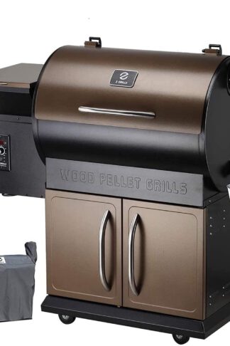Z GRILLS ZPG-700D Wood Pellet Grill Smoker for Outdoor Cooking with Cover, 2021 Upgrade, 8-in-1 & Pid Controller