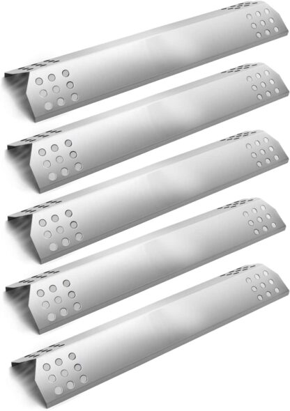 Hongso SPG451 (5-Pack) Stainless Steel Heat Plates Replacement for Kitchen Aid 720-0745, 720-0954, 720-0954A, Jenn Air Gas Barbecue Gas Grills