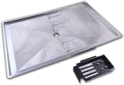 Outdoor Bazaar Replacement Grease Tray Set for BBQ Grill Models from Nexgrill, Dyna Glo, Kenmore, Backyard Grill, BHG, Uniflame and Others (24-27 inches)